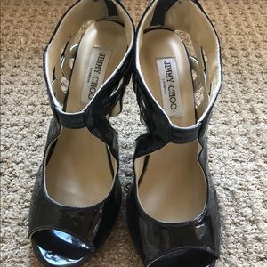 Patent leather Jimmy Choos